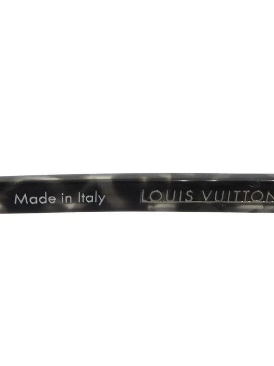 Auth LOUIS VUITTON Sunglasses Black/Silver Plastic/Metal - r10793a main image 6